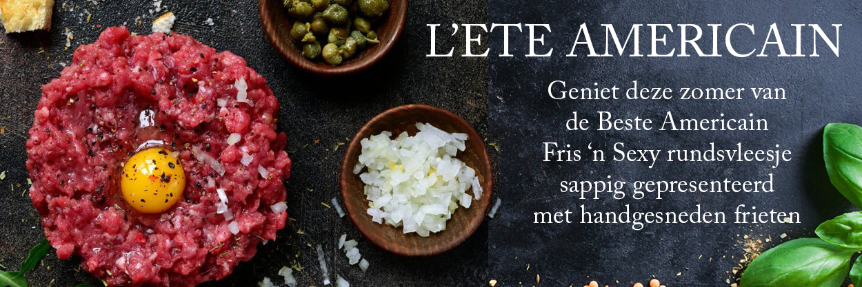 Beste Americain, kom proeven niet tevreden geld terug!